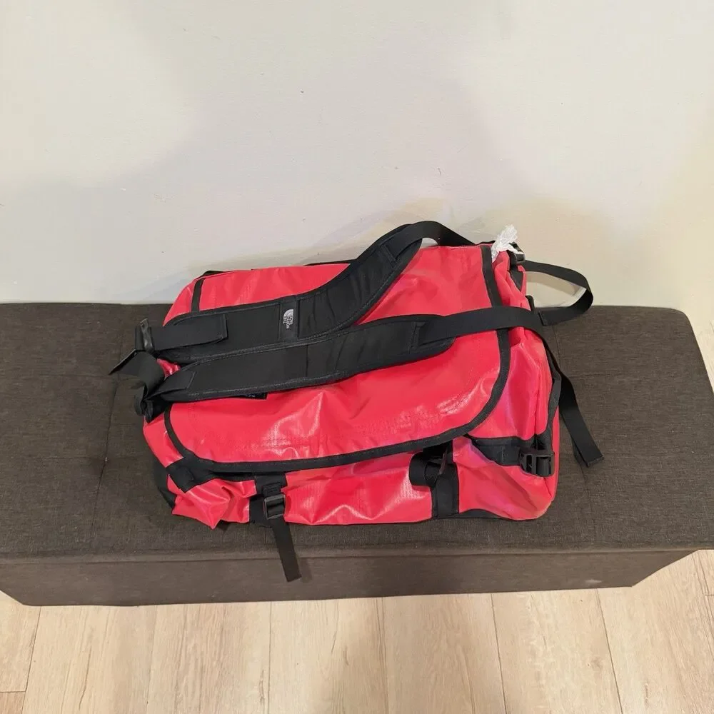 The North Face Small Base Camp Duffel 50L Carry-On Friendly Red/Black - NEW Read